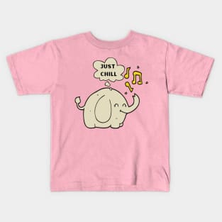 Listen to Music and Just Chill Kids T-Shirt